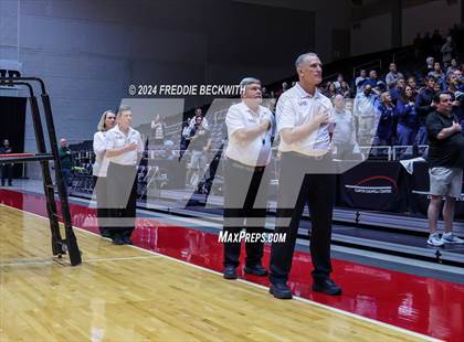 Thumbnail 3 in Goliad vs. Bushland (UIL 3A Volleyball Division I Final) photogallery.
