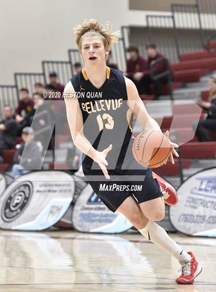 Thumbnail 3 in Bellevue vs. Oak Park (Rancho Mirage Holiday Invitational) photogallery.