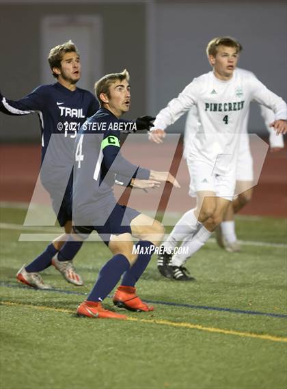 Thumbnail 3 in Pine Creek @ Cherokee Trail (CHSAA 5A 1st Round Playoff) photogallery.