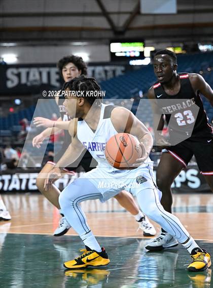 Thumbnail 3 in Mountlake Terrace vs. Garfield (WIAA 3A Round 4 State Playoff) photogallery.