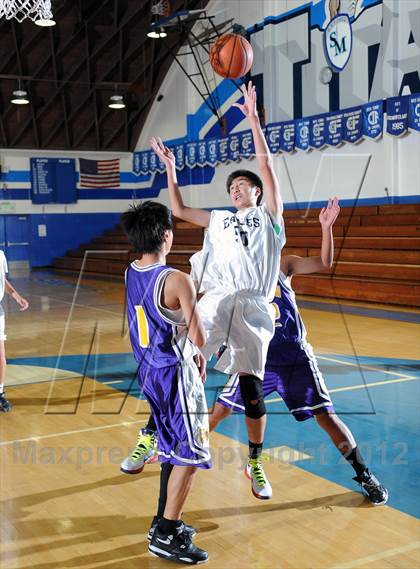 Thumbnail 3 in Gabrielino vs Mountain View (San Marino Tournament) photogallery.