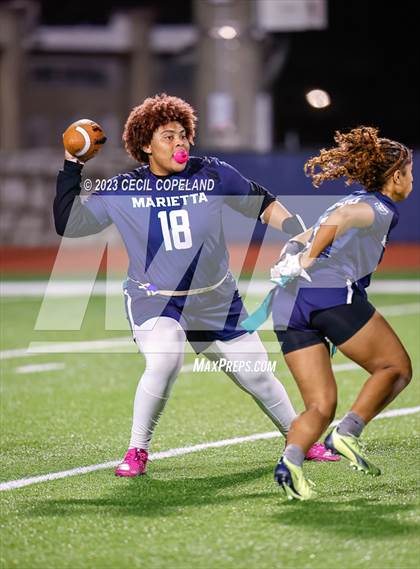 Thumbnail 2 in Blessed Trinity vs. Marietta (GHSA Division 3 Quarterfinal) photogallery.