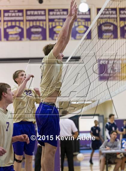 Thumbnail 2 in Combs vs Notre Dame Prep (Notre Dame Prep Invitational) photogallery.