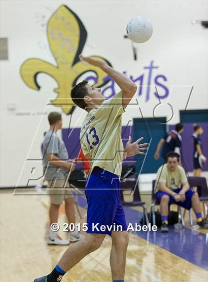 Thumbnail 2 in Combs vs Notre Dame Prep (Notre Dame Prep Invitational) photogallery.