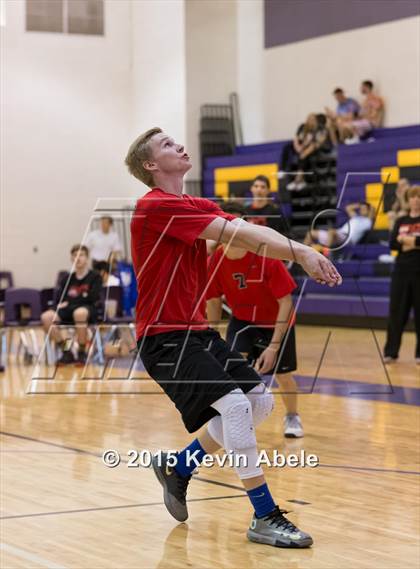 Thumbnail 2 in Combs vs Notre Dame Prep (Notre Dame Prep Invitational) photogallery.
