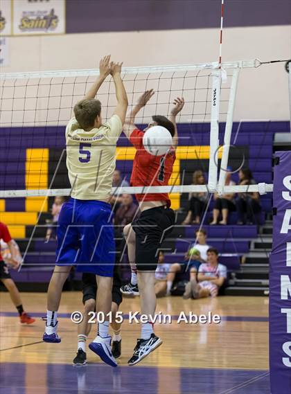 Thumbnail 3 in Combs vs Notre Dame Prep (Notre Dame Prep Invitational) photogallery.