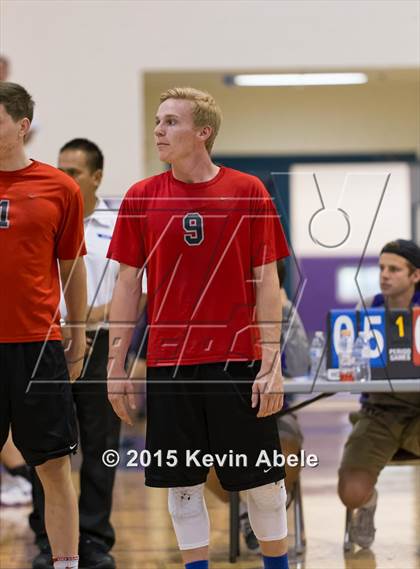 Thumbnail 2 in Combs vs Notre Dame Prep (Notre Dame Prep Invitational) photogallery.