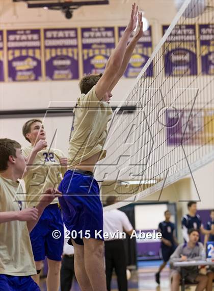 Thumbnail 3 in Combs vs Notre Dame Prep (Notre Dame Prep Invitational) photogallery.