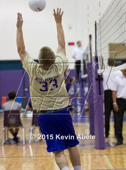 Thumbnail 1 in Combs vs Notre Dame Prep (Notre Dame Prep Invitational) photogallery.