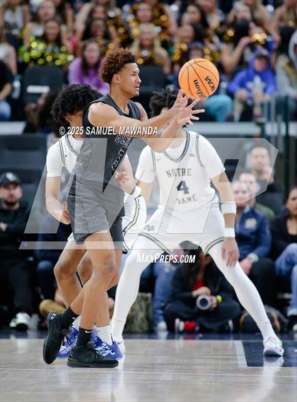 Thumbnail 3 in Notre Dame (SO) vs Sierra Canyon (Trinity-Mission League Show @ Intuit Dome) photogallery.