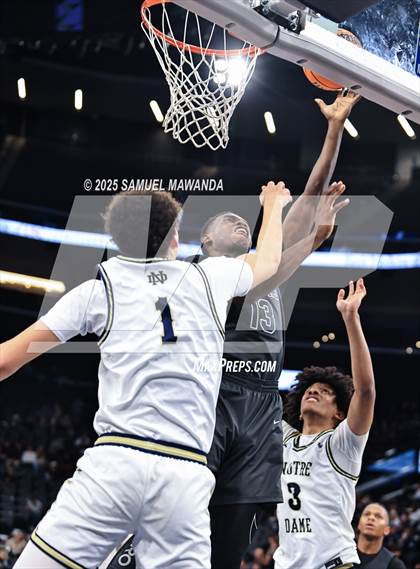 Thumbnail 3 in Notre Dame (SO) vs Sierra Canyon (Trinity-Mission League Show @ Intuit Dome) photogallery.