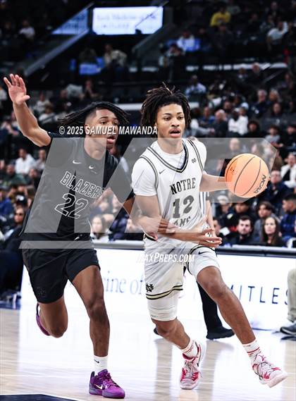 Thumbnail 2 in Notre Dame (SO) vs Sierra Canyon (Trinity-Mission League Show @ Intuit Dome) photogallery.