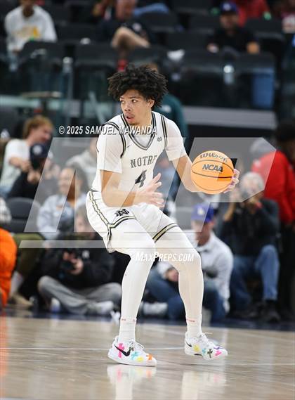 Thumbnail 3 in Notre Dame (SO) vs Sierra Canyon (Trinity-Mission League Show @ Intuit Dome) photogallery.