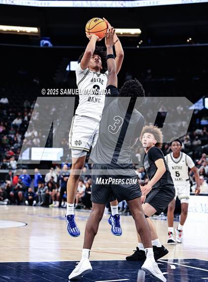 Thumbnail 1 in Notre Dame (SO) vs Sierra Canyon (Trinity-Mission League Show @ Intuit Dome) photogallery.