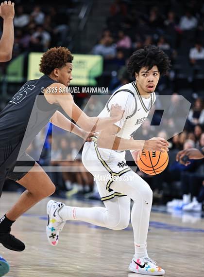 Thumbnail 1 in Notre Dame (SO) vs Sierra Canyon (Trinity-Mission League Show @ Intuit Dome) photogallery.