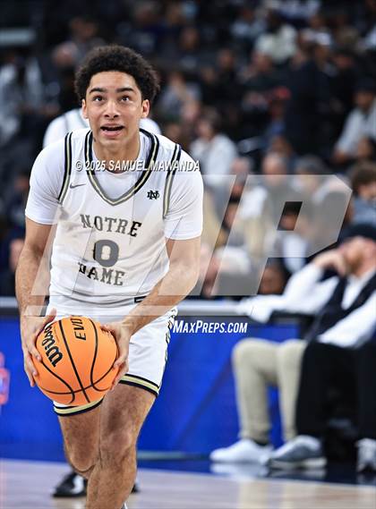 Thumbnail 3 in Notre Dame (SO) vs Sierra Canyon (Trinity-Mission League Show @ Intuit Dome) photogallery.