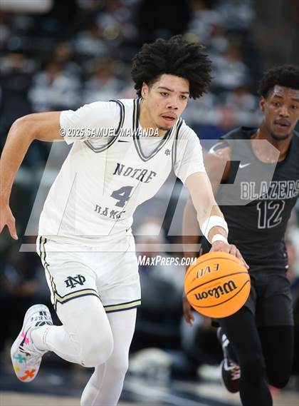 Thumbnail 1 in Notre Dame (SO) vs Sierra Canyon (Trinity-Mission League Show @ Intuit Dome) photogallery.
