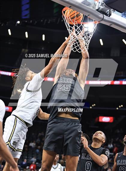 Thumbnail 1 in Notre Dame (SO) vs Sierra Canyon (Trinity-Mission League Show @ Intuit Dome) photogallery.