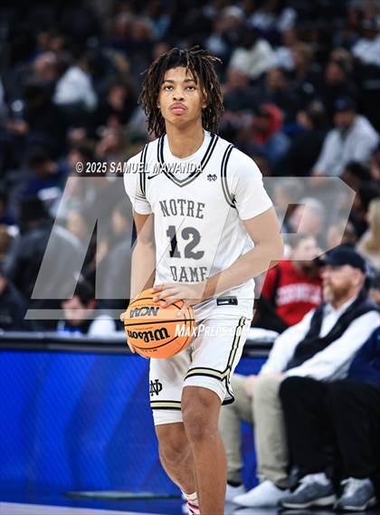 Thumbnail 3 in Notre Dame (SO) vs Sierra Canyon (Trinity-Mission League Show @ Intuit Dome) photogallery.