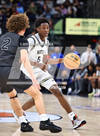 Thumbnail 2 in Notre Dame (SO) vs Sierra Canyon (Trinity-Mission League Show @ Intuit Dome) photogallery.