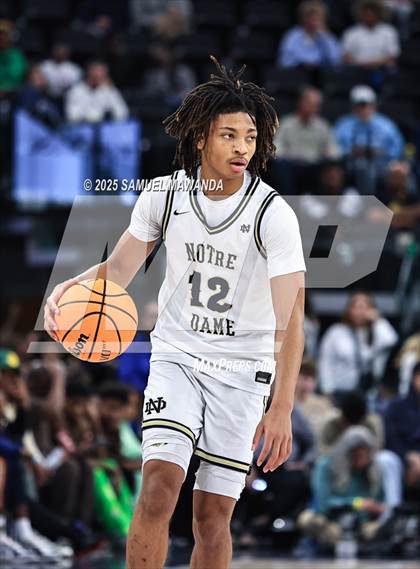 Thumbnail 1 in Notre Dame (SO) vs Sierra Canyon (Trinity-Mission League Show @ Intuit Dome) photogallery.