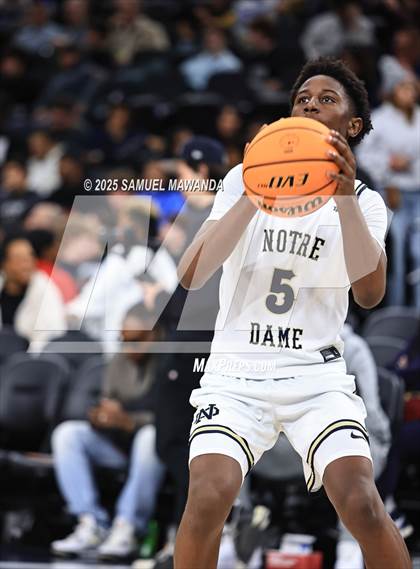 Thumbnail 2 in Notre Dame (SO) vs Sierra Canyon (Trinity-Mission League Show @ Intuit Dome) photogallery.