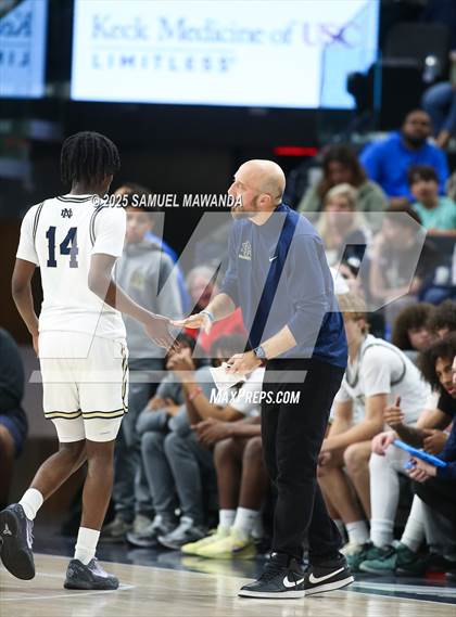 Thumbnail 2 in Notre Dame (SO) vs Sierra Canyon (Trinity-Mission League Show @ Intuit Dome) photogallery.
