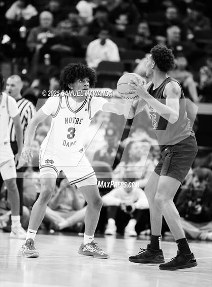 Thumbnail 2 in Notre Dame (SO) vs Sierra Canyon (Trinity-Mission League Show @ Intuit Dome) photogallery.