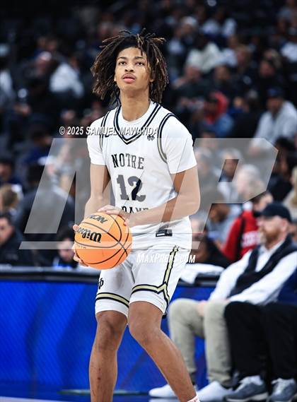 Thumbnail 1 in Notre Dame (SO) vs Sierra Canyon (Trinity-Mission League Show @ Intuit Dome) photogallery.
