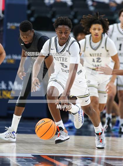 Thumbnail 2 in Notre Dame (SO) vs Sierra Canyon (Trinity-Mission League Show @ Intuit Dome) photogallery.