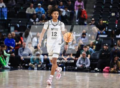 Thumbnail 3 in Notre Dame (SO) vs Sierra Canyon (Trinity-Mission League Show @ Intuit Dome) photogallery.