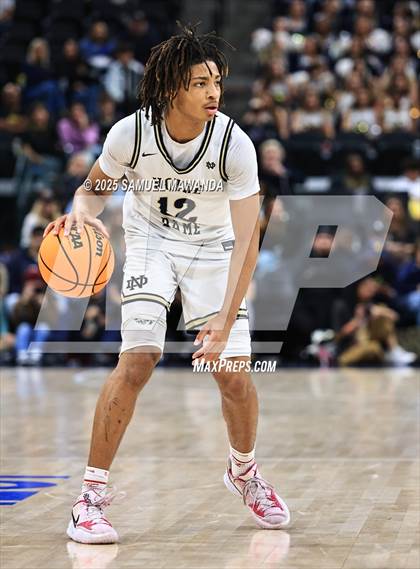 Thumbnail 1 in Notre Dame (SO) vs Sierra Canyon (Trinity-Mission League Show @ Intuit Dome) photogallery.