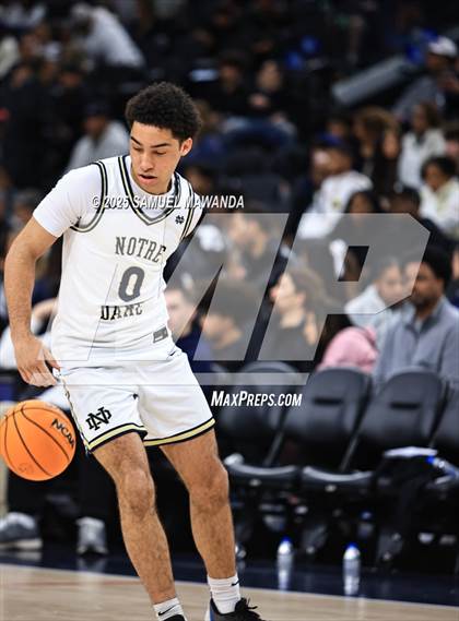 Thumbnail 2 in Notre Dame (SO) vs Sierra Canyon (Trinity-Mission League Show @ Intuit Dome) photogallery.