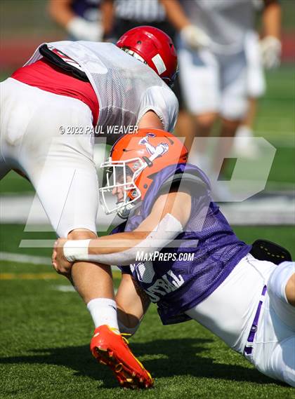 Thumbnail 3 in North Schuylkill @ Danville (scrimmage) photogallery.