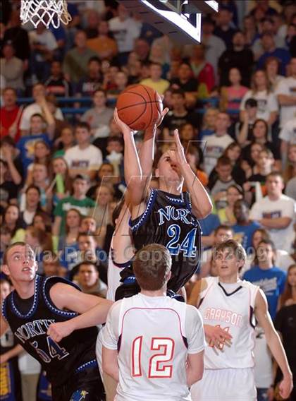 Thumbnail 3 in Grayson County vs Muhlenberg North (KHSAA 3rd Region Final) photogallery.