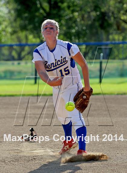 Thumbnail 3 in Benicia vs Del Campo (CIF SJS D2 Final - Game 1) photogallery.