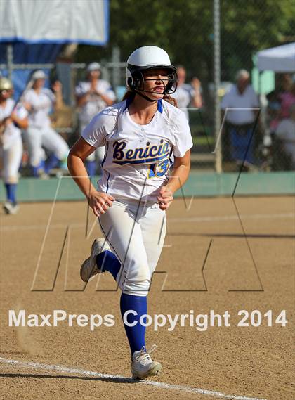 Thumbnail 3 in Benicia vs Del Campo (CIF SJS D2 Final - Game 1) photogallery.