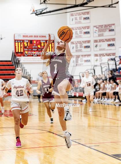 Thumbnail 2 in Robinson @ Highland (Highland Optimist Shootout) photogallery.