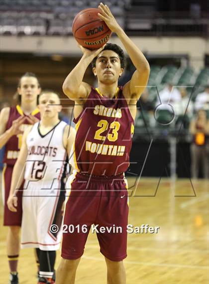 Thumbnail 3 in Shining Mountain vs. Holly (CHSAA 1A Semifinal) photogallery.