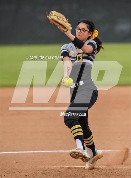 Thumbnail 2 in Southwest Legacy vs East Central (NISD Softball Tournament) photogallery.
