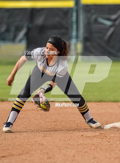 Thumbnail 3 in Southwest Legacy vs East Central (NISD Softball Tournament) photogallery.