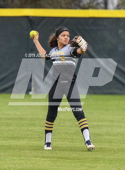 Thumbnail 2 in Southwest Legacy vs East Central (NISD Softball Tournament) photogallery.