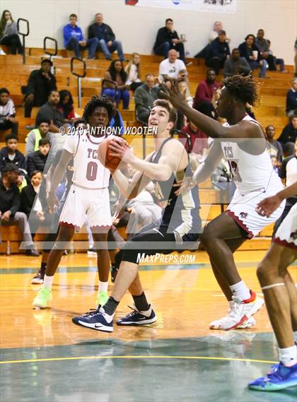 Thumbnail 3 in Trinity Christian vs. Cape Fear Academy (Hoops and Dreams Showcase) photogallery.