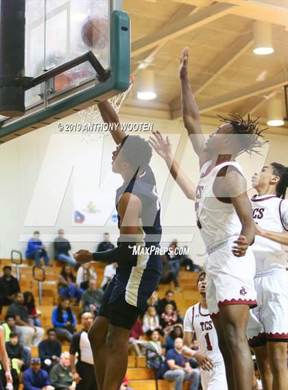 Thumbnail 1 in Trinity Christian vs. Cape Fear Academy (Hoops and Dreams Showcase) photogallery.