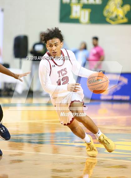 Thumbnail 1 in Trinity Christian vs. Cape Fear Academy (Hoops and Dreams Showcase) photogallery.