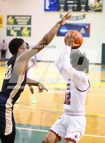 Thumbnail 3 in Trinity Christian vs. Cape Fear Academy (Hoops and Dreams Showcase) photogallery.