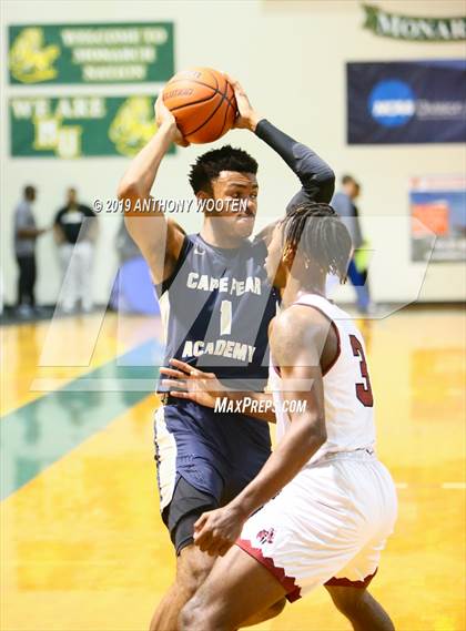 Thumbnail 1 in Trinity Christian vs. Cape Fear Academy (Hoops and Dreams Showcase) photogallery.