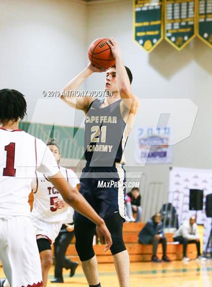 Thumbnail 2 in Trinity Christian vs. Cape Fear Academy (Hoops and Dreams Showcase) photogallery.