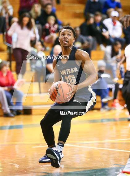 Thumbnail 1 in Trinity Christian vs. Cape Fear Academy (Hoops and Dreams Showcase) photogallery.