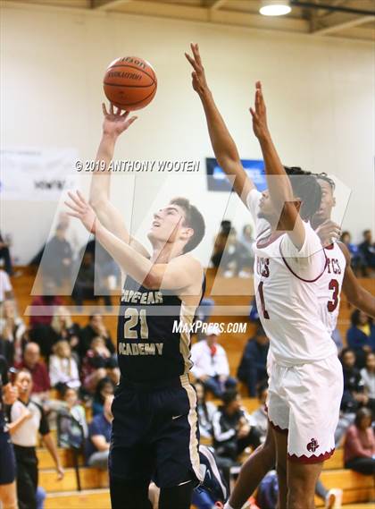 Thumbnail 2 in Trinity Christian vs. Cape Fear Academy (Hoops and Dreams Showcase) photogallery.